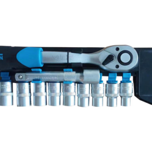 LLAVE CARRACA 72 DIENTES VASOS 1/4 11 PIEZAS