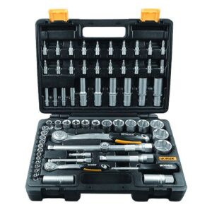 JUEGO 65 PIEZAS CARRACA 1/2 Y 1/4 IRONSIDE