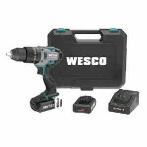TALADRO PERCUTOR 18V 50NM BAT 2.0AH+CARGADOR WESCO
