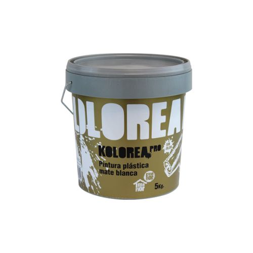 PINTURA PLASTICA EXT/INT MATE BLANCO 5KG KOLOREA