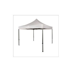 CARPA PLEGABLE ACERO REFORZADA 3X3M BLANCO