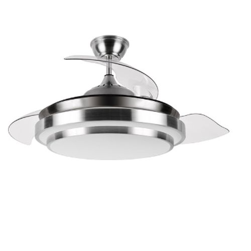 VENTILADOR TECHO RETRACTIL ACERO 50CM 35W SONEDAS