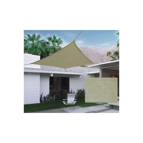 TOLDO VELA CUADRADO 185GR 5X5M ARENA NATUUR