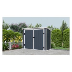 COBERTIZO RESINA C/SUELO 199X90X149CM 1.80M2 NATUU