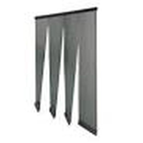 MOSQUITERA P/PUERTA TIRAS NEGRA 95X220CM NATUUR
