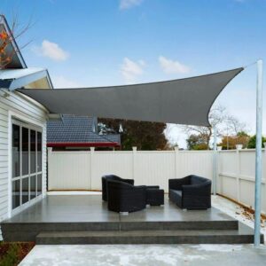 TOLDO VELA CUADRADO 185GR 3X3M ANTRACITA NATUUR