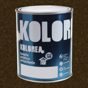 ESMALTE SINTETICO ANTIO FORJA 750ML MARRON KOLOREA